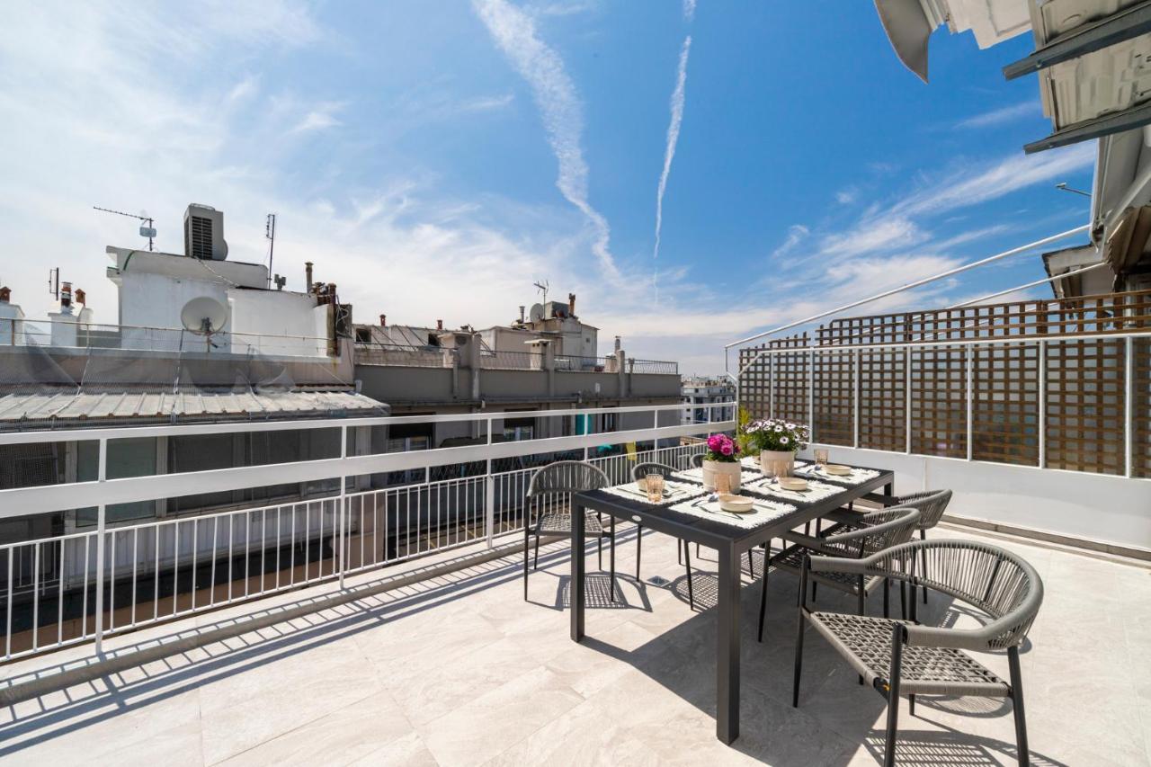 Ferienwohnung Ares Penthouse Thessaloniki Exterior foto